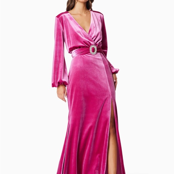 ELLIATT Selene event wear maxi dress in pink NWT - Picture 6 of 7